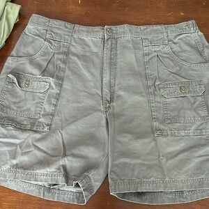Blueish- grey cargo shorts